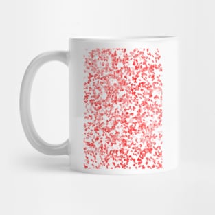 Red flower pattern Mug